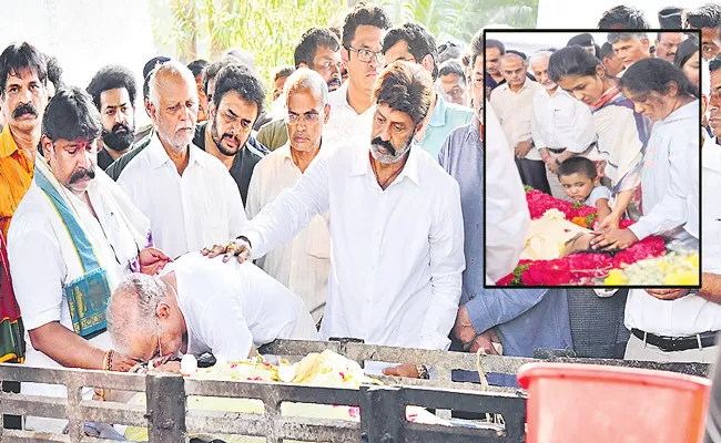 Nandamuri Tarakaratna Funeral In Hyderabad - Sakshi