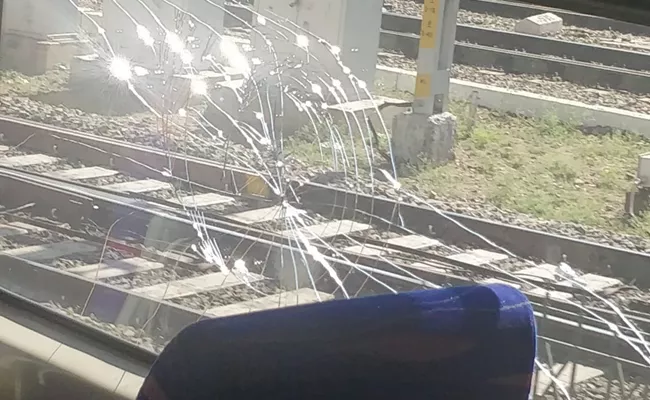 Vande Bharat Express pelted with stones Karnataka Bengaluru - Sakshi