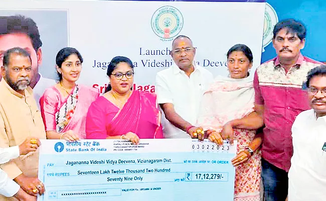 TDP Leader Daughter Selected For Jagananna Videshi Vidya Deevena - Sakshi