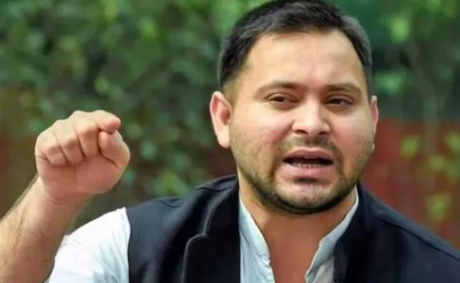 Change Script Dialogue Writer Tejashwi Yadav To Bjp After Raids - Sakshi