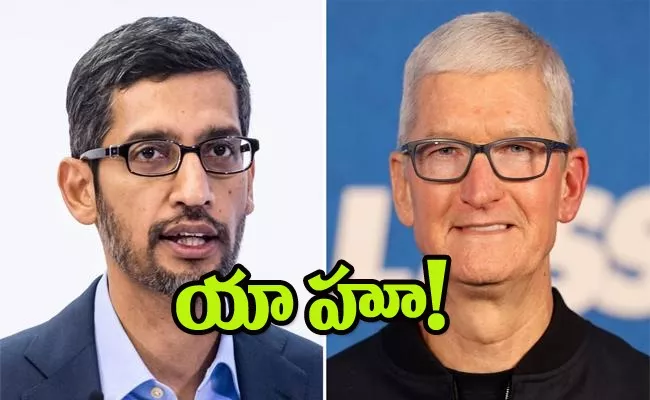 Why Google Ceo And Apple Ceo Tim Cook Were Fighting Over 2 Iitians - Sakshi