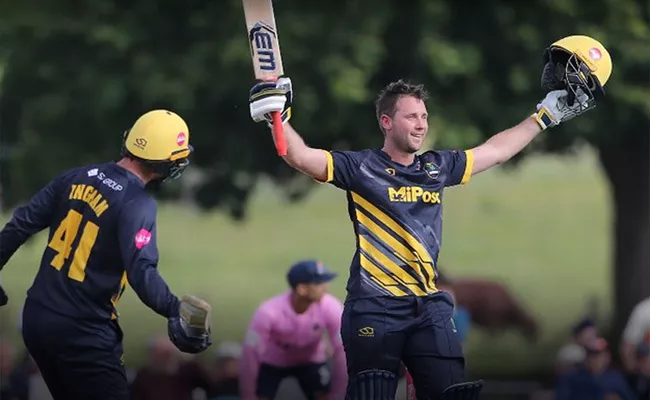 Chris Cooke Smashed Century-Just 38-Balls Vs Middlesex T20 Balst - Sakshi