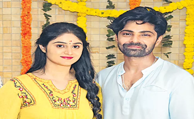 Shravan Reddy, Rhea Kapoor newv movie launch - Sakshi