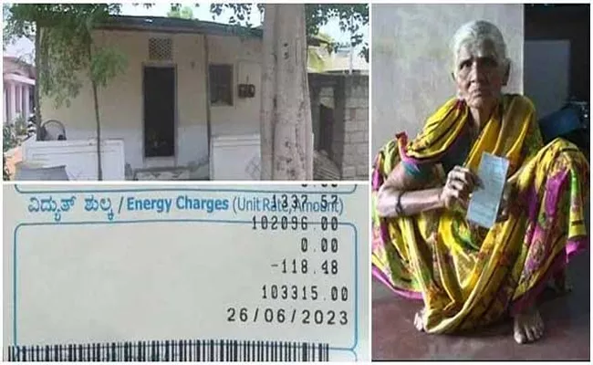 Small Hut In Karnataka Gets An Current Bill Worth Rs 1 Lakh - Sakshi