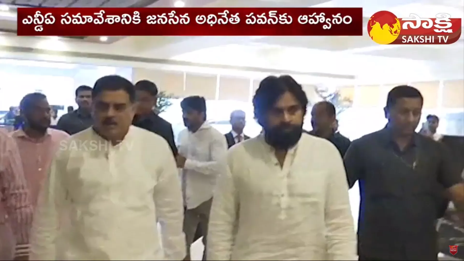 Invitation to Pawan Kalyan for NDA meet in Delhi