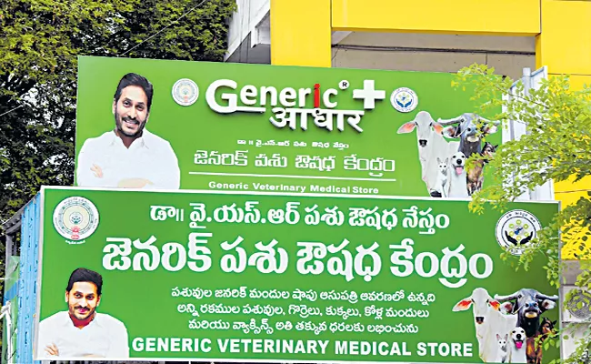 Generic Animal Medicine Centers across the country - Sakshi