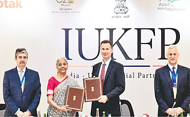 India, UK explore possibility of bonds, shares listing at GIFT City - Sakshi