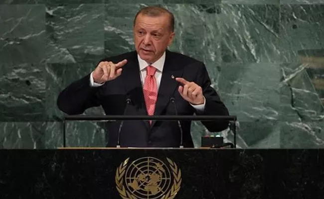 Turkish President Raises Kashmir Issue At UN Assembly Sessions - Sakshi