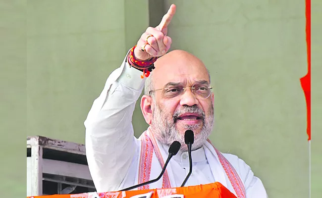 Union Home Minister Shri Amit Shah Sakala Janula Vijaya Sankalpa Sabha in Warangal  - Sakshi