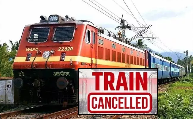 South Central Railway Cancels 142 Trains Due To Michaung Cyclone - Sakshi