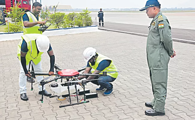 Spraydrone for bird control - Sakshi