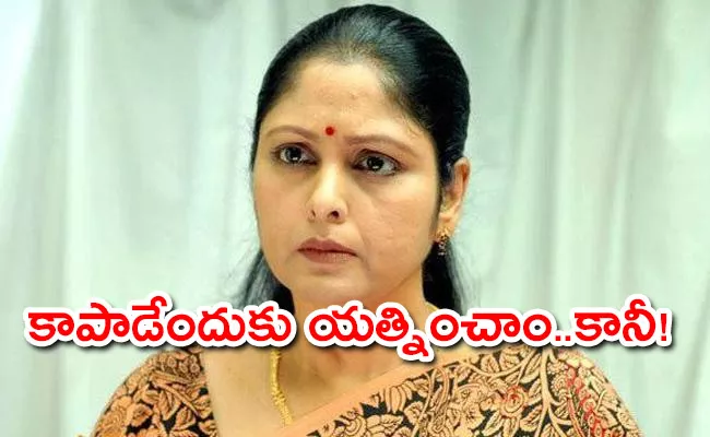 Senior Actress Jayasudha Shares about Her Husband Demise - Sakshi