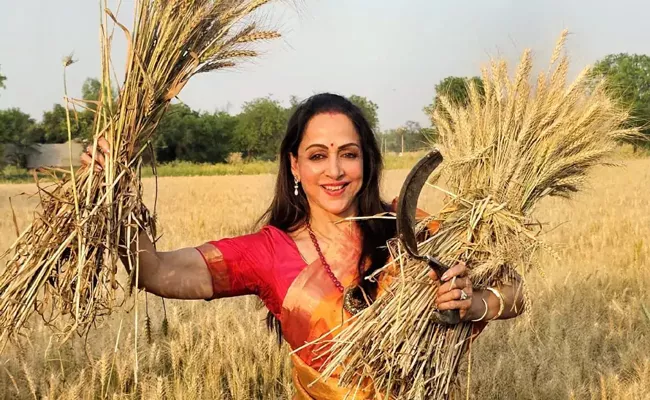 Lok sabha elections 2024: Hema Malini Calls Herself Lord Krishna Gopi in Mathura - Sakshi