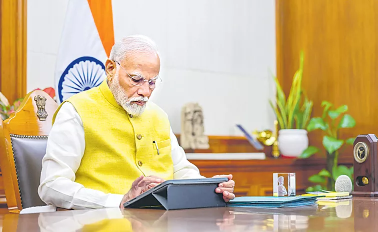 Modi 3.0: PM signs file on farmer welfare after taking charge