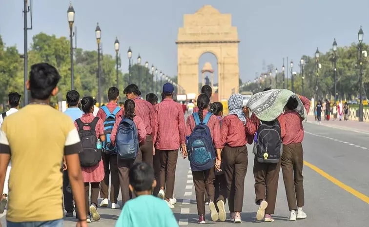 Heatwave Red Alert Delhi