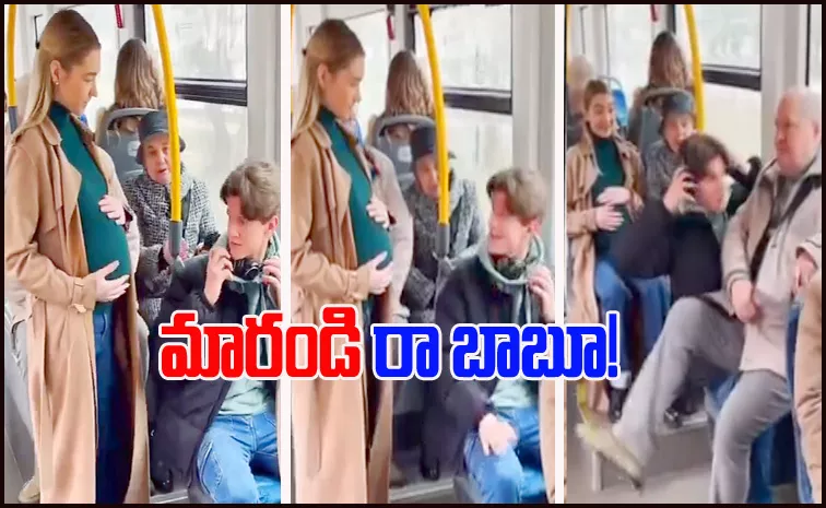 Pregnant lady asks seat in bus, teenager weird attitude goes viral