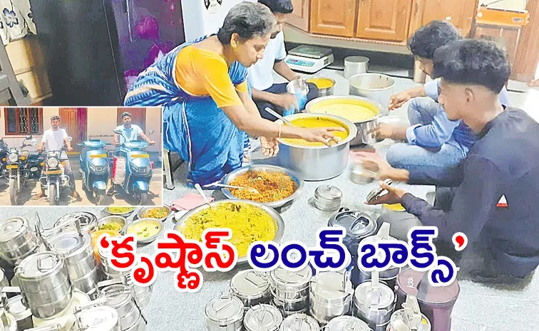 Krishna's lunch box is a boon for tahe elderly