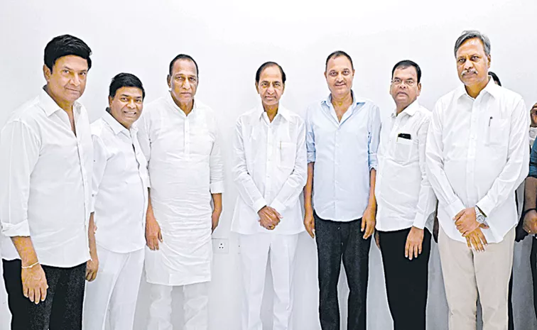 BRS Leader KCR Comments With Party Leaders