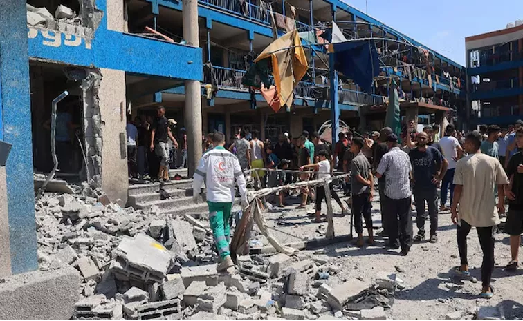 Israeli Strike On Gaza School Kills 15