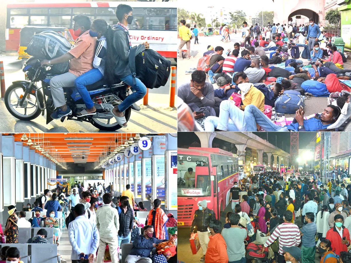 Huge Rush At Secunderabad Railway Station Sankranthi Festival - Sakshi