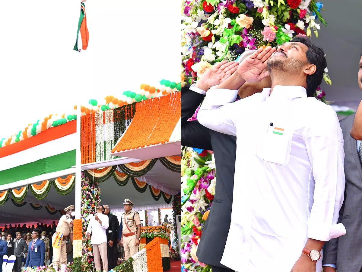 CM Jagan At AP Independence Day Celebration 2022 Photos - Sakshi