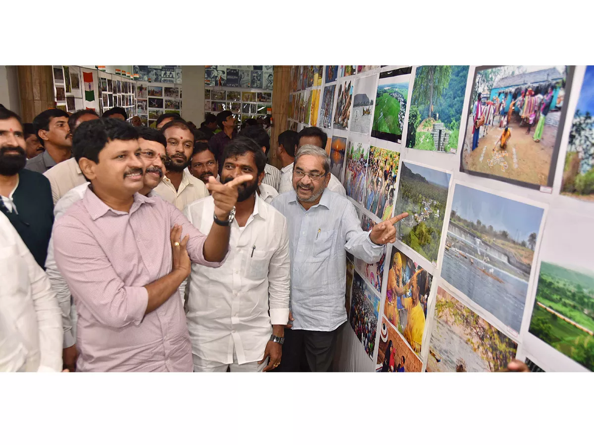 MP Santosh Kumar Inaugurates Photo Exhibition At Ravindra Bharathi Photo Gallery - Sakshi