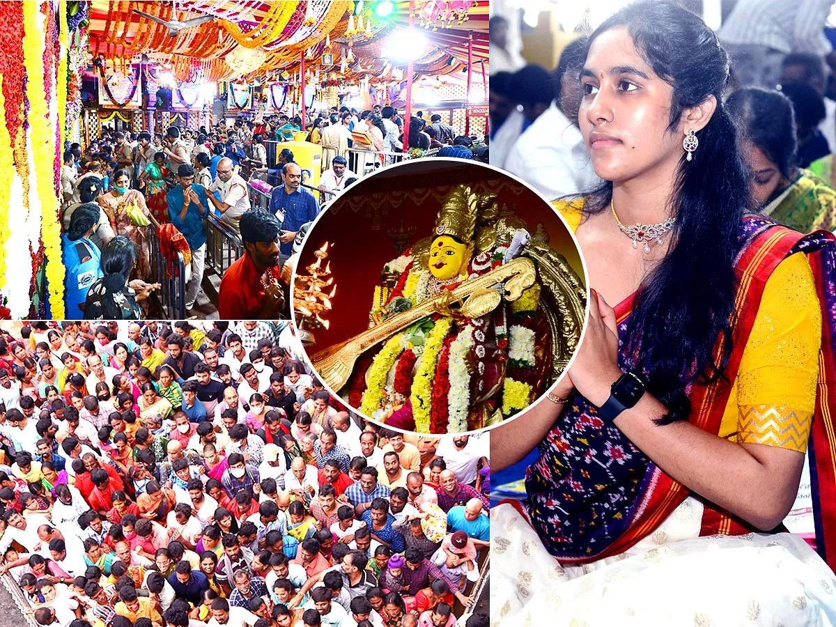 Devi Sharan Navaratri Celebrations 2022 Vijayawada Durga Temple - Sakshi