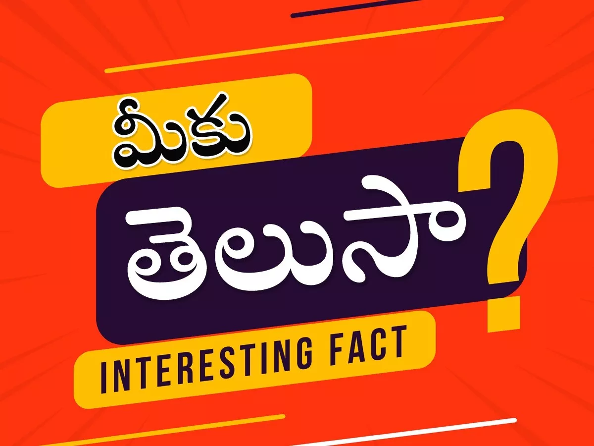 Do You Know These Interesting Facts - Sakshi