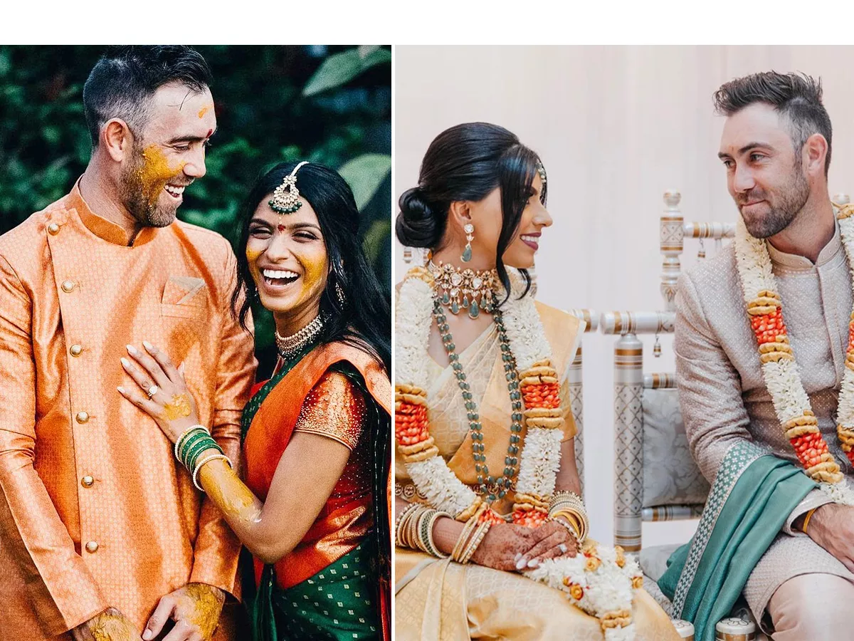 Glenn Maxwell wife celebrated his double century with a post that went viral Photos - Sakshi