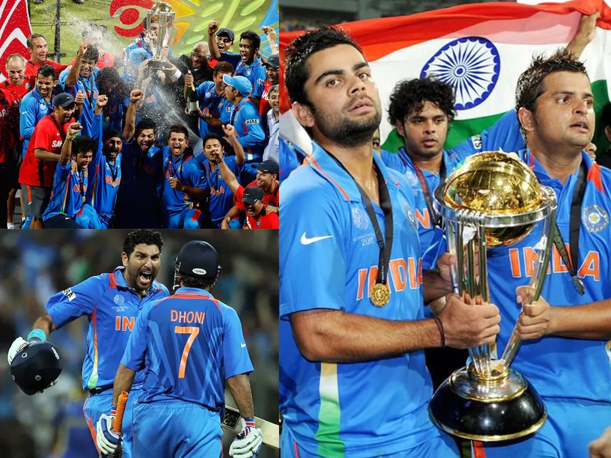 Historic Moment Of India Winning 2011 Word Cup On The Same Day Gallery - Sakshi