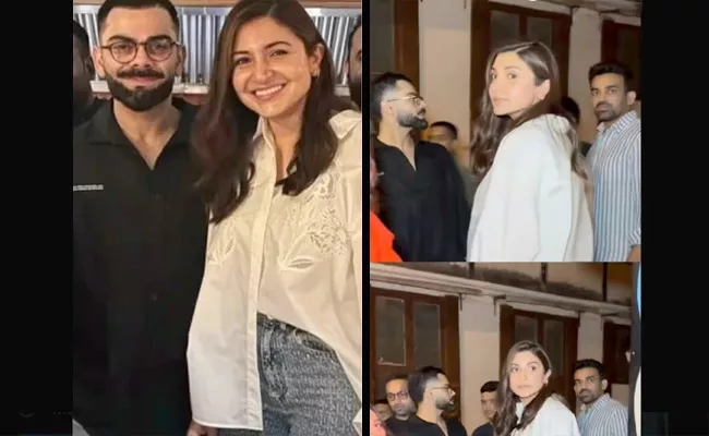 Virat Kohli Hanging Out With wife Anushka Sharma Former cricketer Zaheer Khan in Mumbai Photos